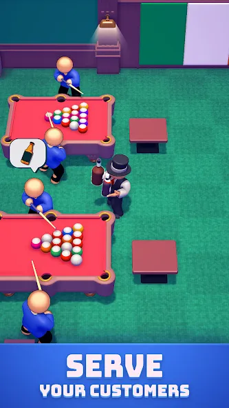 Pool Club Manager (Пул Клуб Менеджер) [МОД: Бесконечные деньги, Монеты и Мега MOD] Screenshot 2