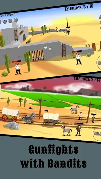 El Gringo: Wild West Cowboy (Эль Гринго) [МОД: Много монет, Открытые уровни и Мега MOD] Screenshot 5