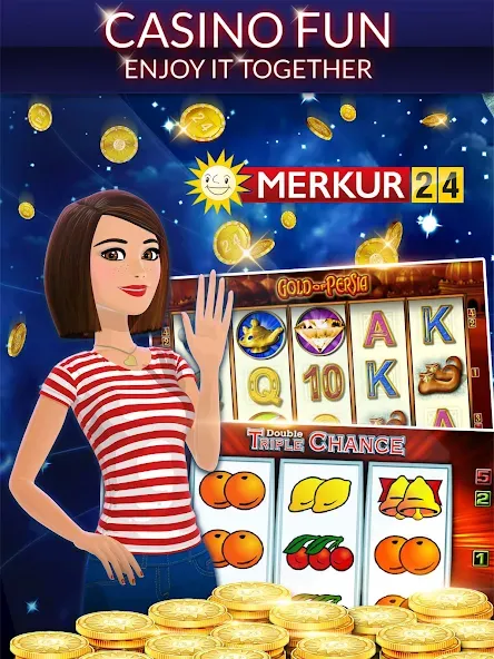 Merkur24 – Slots & Casino (Меркур24 Казино) [МОД: Все открыто, Дополнительные деньги и Меню MOD] Screenshot 5