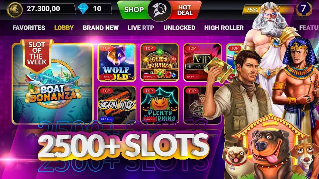 SpinArena Online Casino Slots (СпинАрена Онлайн Казино Слоты) [МОД: Деньги, Монеты и Меню MOD] Screenshot 1