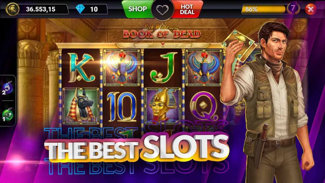 SpinArena Online Casino Slots (СпинАрена Онлайн Казино Слоты) [МОД: Деньги, Монеты и Меню MOD] Screenshot 3