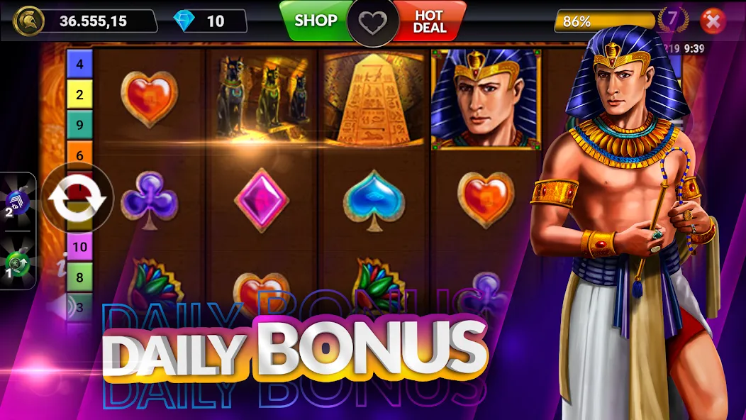 SpinArena Online Casino Slots (СпинАрена Онлайн Казино Слоты) [МОД: Деньги, Монеты и Меню MOD] Screenshot 4