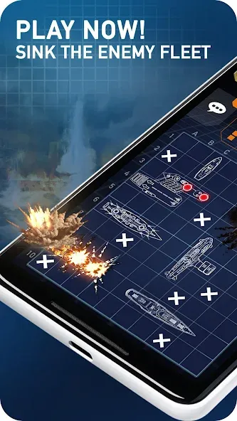 Fleet Battle - Sea Battle [МОД: Деньги, Монеты и Меню MOD] Screenshot 1