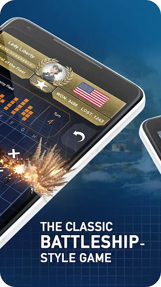 Fleet Battle - Sea Battle [МОД: Деньги, Монеты и Меню MOD] Screenshot 2