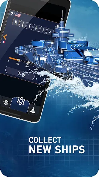 Fleet Battle - Sea Battle [МОД: Деньги, Монеты и Меню MOD] Screenshot 5