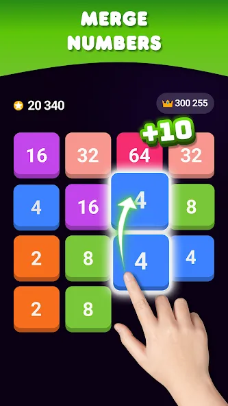 2048: Puzzle Game! Merge Block (Две тысячи сорок восемь) [МОД: Бесконечные деньги, Монеты и Мега MOD] Screenshot 1