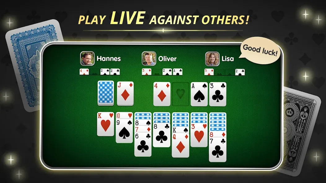 Solitaire (Солитер) [МОД: Много монет, Открытые уровни и Мега MOD] Screenshot 1