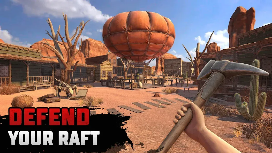 Raft® Survival: Desert Nomad (Рафт Сурвайвал) [МОД: Меню, Бесконечные монеты и Открытые уровни] Screenshot 3