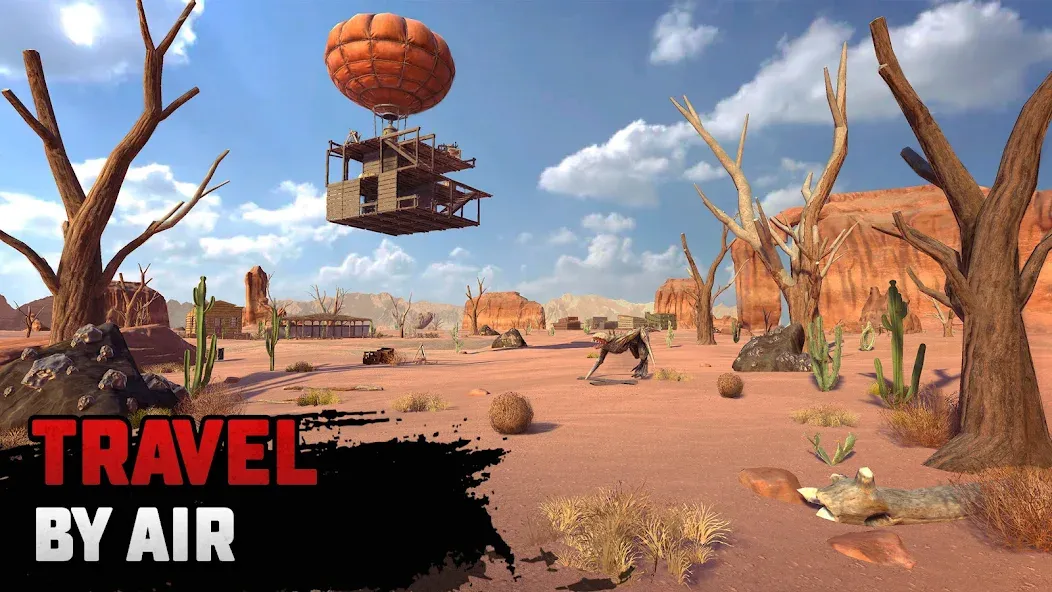 Raft® Survival: Desert Nomad (Рафт Сурвайвал) [МОД: Меню, Бесконечные монеты и Открытые уровни] Screenshot 4