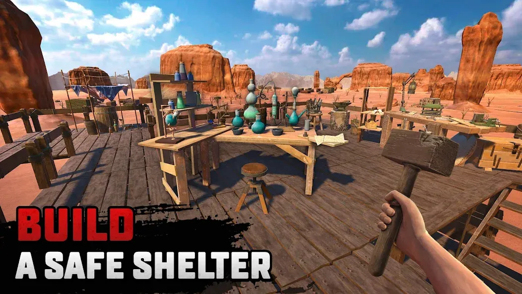 Raft® Survival: Desert Nomad (Рафт Сурвайвал) [МОД: Меню, Бесконечные монеты и Открытые уровни] Screenshot 5