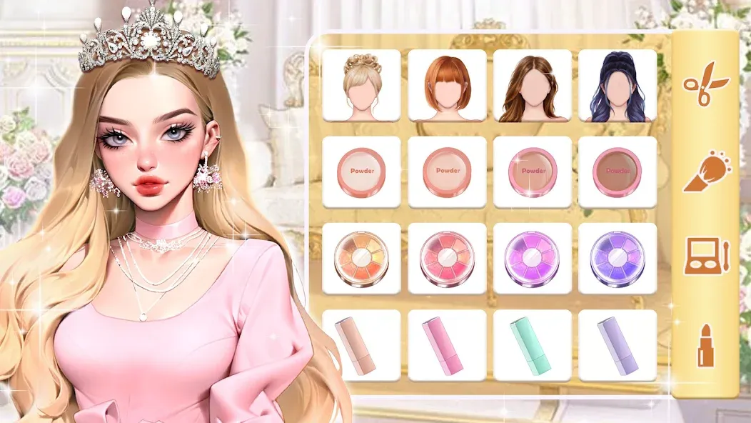 Makeup Stylist: Makeup Game (Сам сделай макияж) [МОД: Меню, Бесконечные монеты и Открытые уровни] Screenshot 2