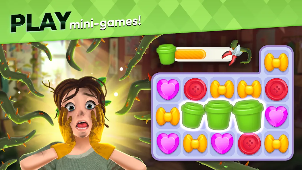 Makeover Match - Fashion Game (Мейковер Матч) [МОД: Много монет, Открытые уровни и Мега MOD] Screenshot 3