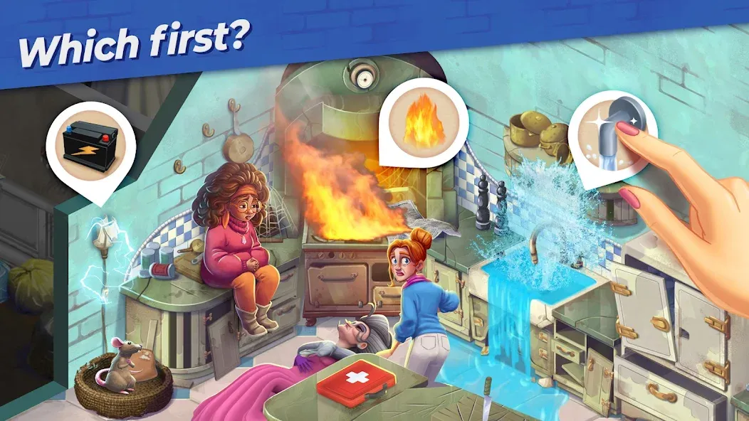 Penny & Flo: Home Renovation [МОД: Много денег, Монет и Все открыто] Screenshot 2