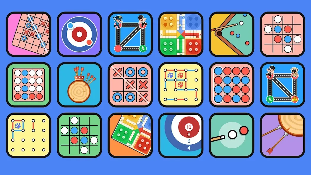 1V1 Board Games for Couples [МОД: Меню, Бесконечные монеты и Открытые уровни] Screenshot 1