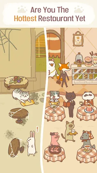Animal Restaurant (Анимал Ресторан) [МОД: Много монет, Открытые уровни и Мега MOD] Screenshot 2