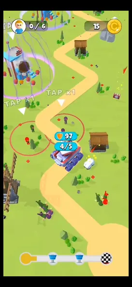 Troops Defence (Трупс Дефенс) [МОД: Бесконечные деньги, Монеты и Мега MOD] Screenshot 1