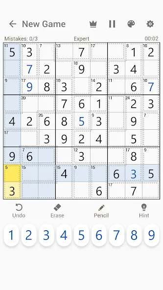 Killer Sudoku - Sudoku Puzzles [МОД: Бесконечные деньги, Монеты и Мега MOD] Screenshot 4