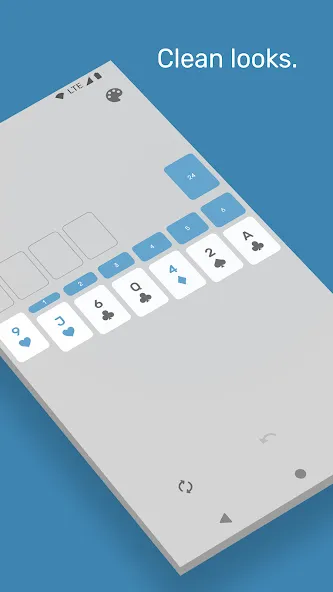 Solitaire - The Clean One (Солитер) [МОД: Бесконечные деньги, Монеты и Мега MOD] Screenshot 2
