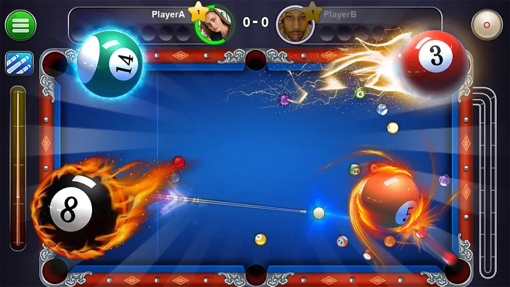 8 Ball Live - Billiards Games (Бол Лайв) [МОД: Много монет, Открытые уровни и Мега MOD] Screenshot 3