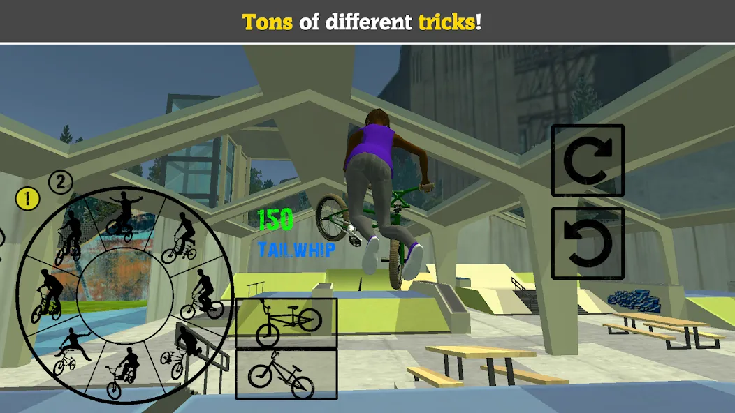 BMX FE3D 2 (БМХ ФЭ3Д 2) [МОД: Много монет, Открытые уровни и Мега MOD] Screenshot 3