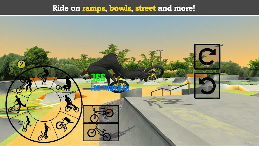 BMX FE3D 2 (БМХ ФЭ3Д 2) [МОД: Много монет, Открытые уровни и Мега MOD] Screenshot 4