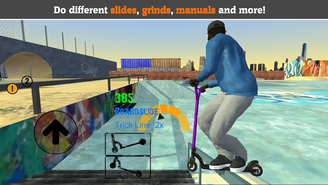 Scooter FE3D 2 (Скутер ФЭ3Д 2) [МОД: Все открыто, Дополнительные деньги и Меню MOD] Screenshot 1