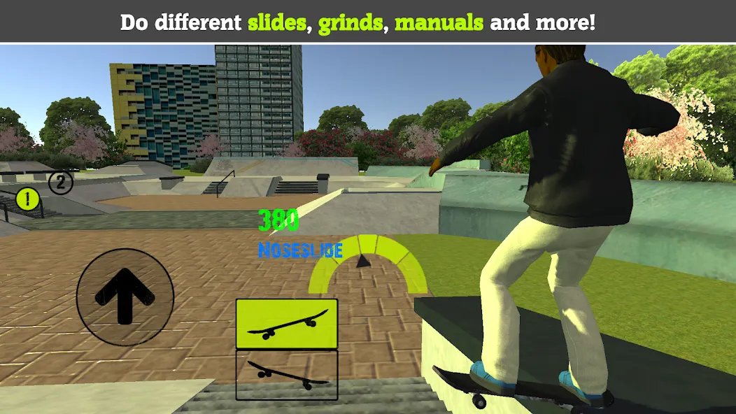 Skateboard FE3D 2 (Скейтборд 3D 2) [МОД: Меню, Бесконечные монеты и Открытые уровни] Screenshot 1