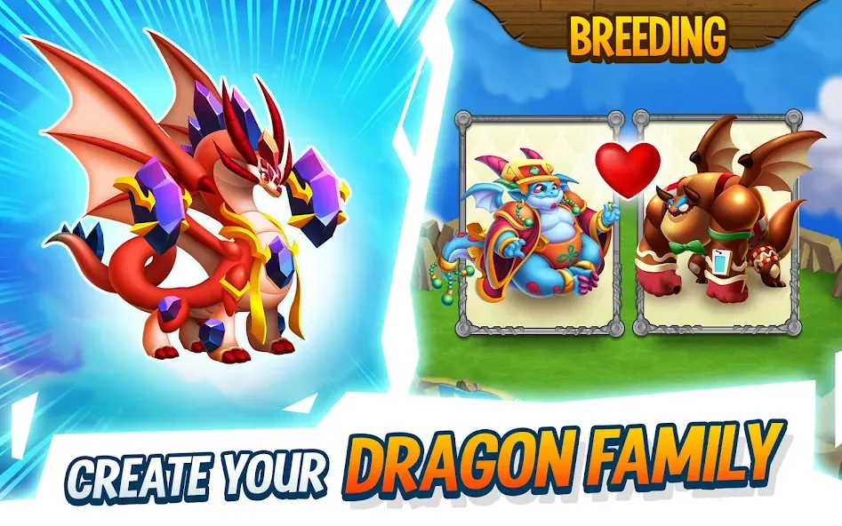 Dragon City: Mobile Adventure [МОД: Бесконечные деньги, Монеты и Мега MOD] Screenshot 5