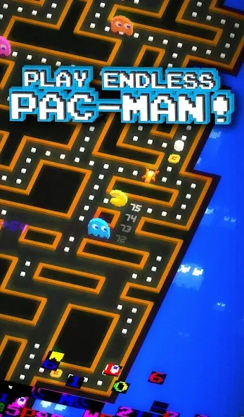 PAC-MAN 256 - Endless Maze (ПАК) [МОД: Все открыто, Дополнительные деньги и Меню MOD] Screenshot 1