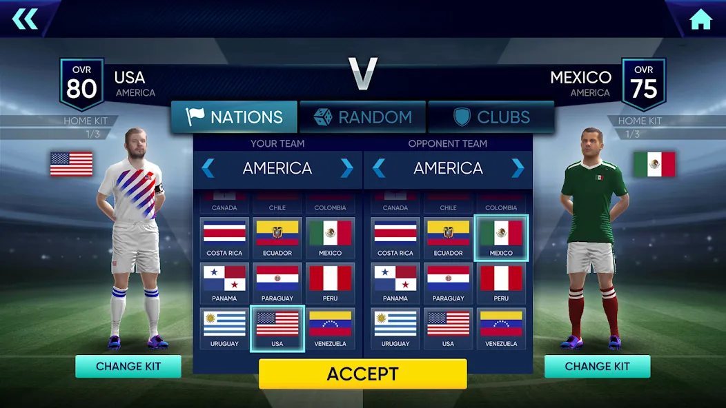 Soccer Cup 2024: Football Game (Футбольный кубок 2023) [МОД: Все открыто, Дополнительные деньги и Меню MOD] Screenshot 1