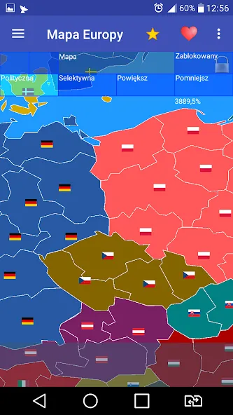 Europe map [МОД: Меню, Бесконечные монеты и Открытые уровни] Screenshot 3