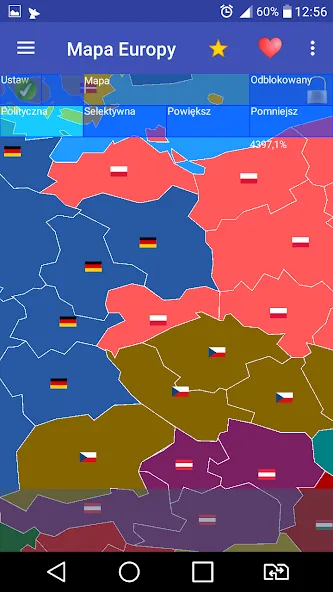 Europe map [МОД: Меню, Бесконечные монеты и Открытые уровни] Screenshot 4