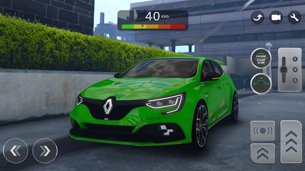 Renault Megane RS Simulator (Рено Меган  Симулятор) [МОД: Деньги, Монеты и Меню MOD] Screenshot 2