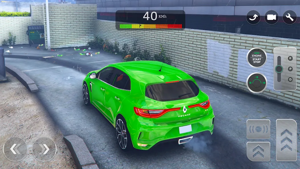Renault Megane RS Simulator (Рено Меган  Симулятор) [МОД: Деньги, Монеты и Меню MOD] Screenshot 3