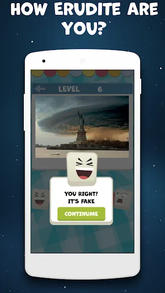 Real or Fake Test Quiz [MOD: Мод Меню/Взлом] - Скриншот 1