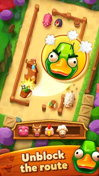 Farm Jam: Animal Parking Game (Фарм Джам) [МОД: Деньги, Монеты и Меню MOD] Screenshot 1