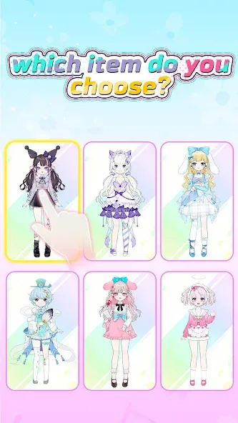 Dress Up! Shining Anime Star [МОД: Бесконечные деньги, Монеты и Мега MOD] Screenshot 3