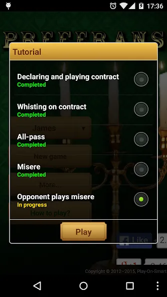 Preferans [МОД: Много монет, Открытые уровни и Мега MOD] Screenshot 2