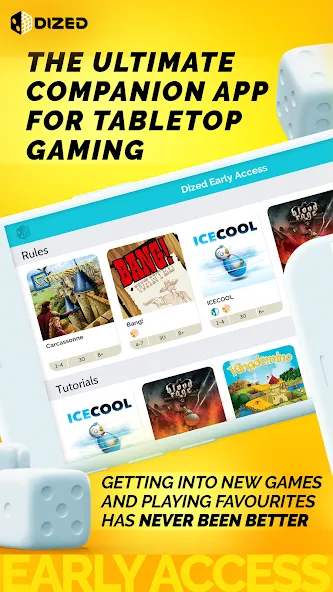 Dized - Board Game Companion (Дизед) [МОД: Все открыто, Дополнительные деньги и Меню MOD] Screenshot 1