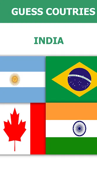 Flag Quiz Gallery: Quiz, Guess (Флаг квиз галерея) [МОД: Все открыто, Дополнительные деньги и Меню MOD] Screenshot 5