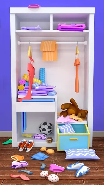 Fill the Closet: Organize Game (Фил зе Клозет) [МОД: Деньги, Монеты и Меню MOD] Screenshot 1