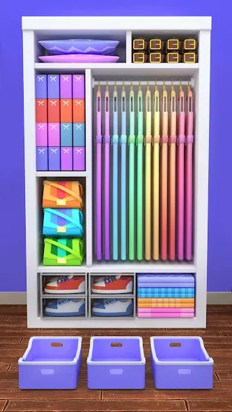 Fill the Closet: Organize Game (Фил зе Клозет) [МОД: Деньги, Монеты и Меню MOD] Screenshot 4