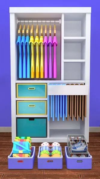 Fill the Closet: Organize Game (Фил зе Клозет) [МОД: Деньги, Монеты и Меню MOD] Screenshot 5