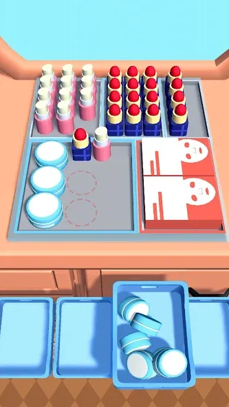 Fill Up Fridge：Organizing Game [МОД: Меню, Бесконечные монеты и Открытые уровни] Screenshot 3
