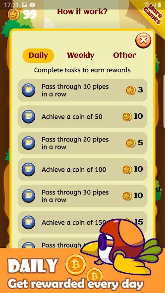 Flap To Earn (Флап Ту Ирн) [МОД: Все открыто, Дополнительные деньги и Меню MOD] Screenshot 4