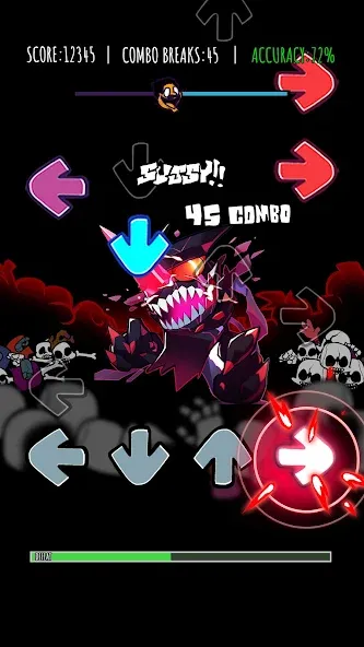 Music Rhythm Battle Night [MOD: Бесконечные деньги] - Скриншот 4