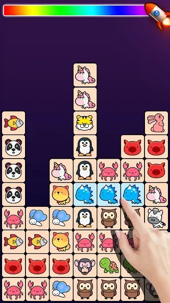 Match Animal - Match Game (Матч Зверь Матч Игра) [МОД: Много монет, Открытые уровни и Мега MOD] Screenshot 1