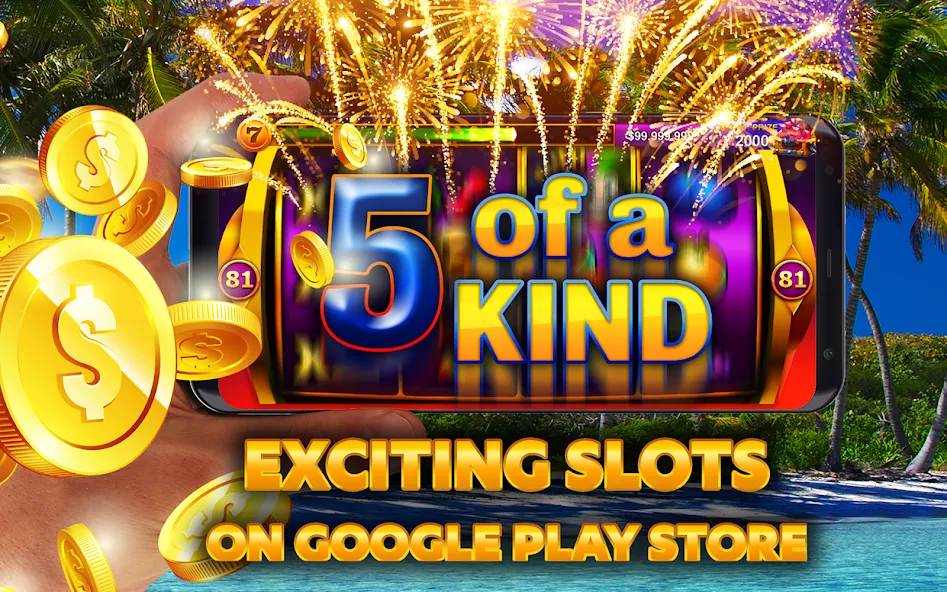 Casino Slots - Slot Machines [МОД: Все открыто, Дополнительные деньги и Меню MOD] Screenshot 2