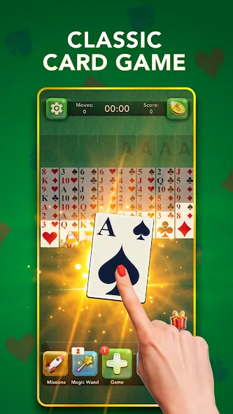 FreeCell Classic Card Game (ФриСел Классическая карточная игра) [МОД: Много денег, Монет и Все открыто] Screenshot 1
