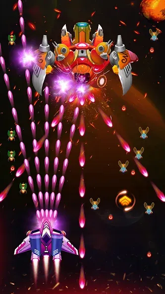 Galaxy Attack — Alien Shooter (Гэлэкси аттак) [MOD: Разблокировано] - Скриншот 2